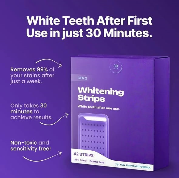 Dental Whitening Strips – Gentle Care for a Brighter Smile